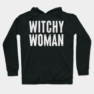 Witchy Woman / Faded Typography Design Hoodie